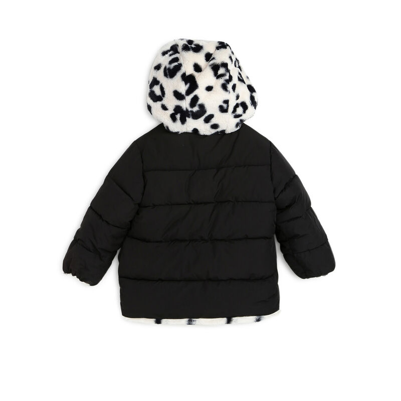 Girls Black Solid Jacket image number 2
